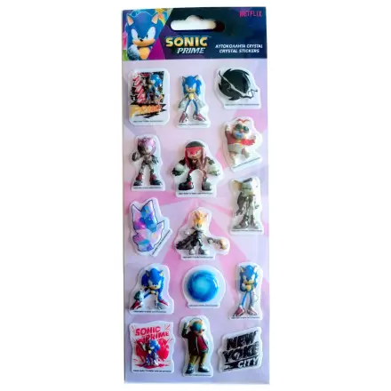 Sonic Prime bublinkové nálepky produktová fotografia