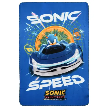 Sonic Speed flísová deka 100x150cm produktová fotografia