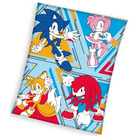 Sonic Speedstorm flísová deka produktová fotografia