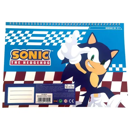 Sonic Speedy A/4 špirálový skicár so 40 nálepkami produktová fotografia