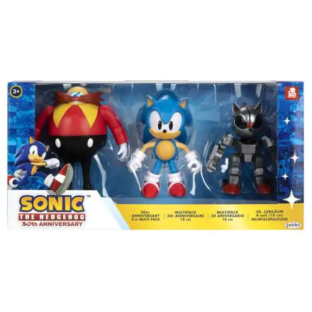 Sonic The Hedgehog 30Th Anniversary pack 3 figúrky 10 cm termékfotója