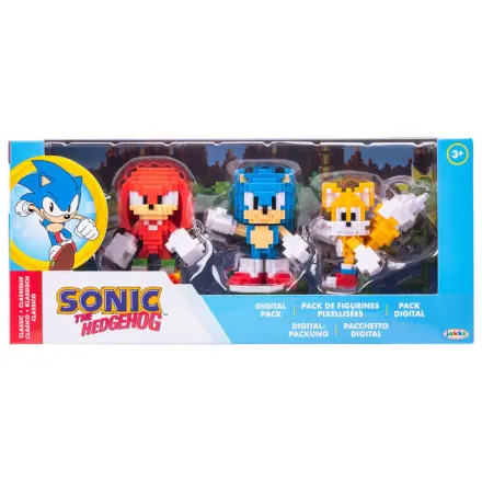 Sonic The Hedgehog balenie 3 figúrok 6cm produktová fotografia