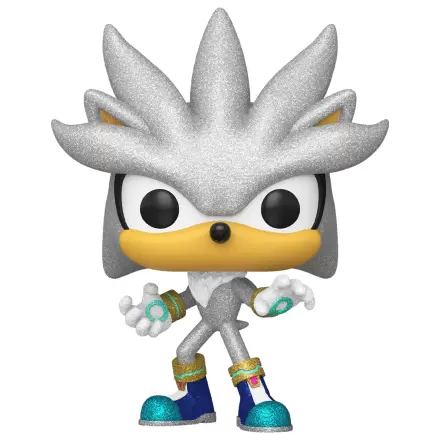Sonic The Hedgehog Funko POP! Games Vinylová figúrka Silver The Hedgehog (FL) 9 cm produktová fotografia