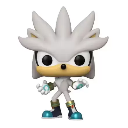 Sonic The Hedgehog Funko POP! Games Vinyl Figurka Silver The Hedgehog(GW) 9 cm termékfotója