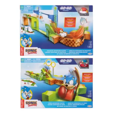 Sonic - The Hedgehog Go Go Racers Mini Figure Playset Launching ramps Sonic & Knuckles termékfotója