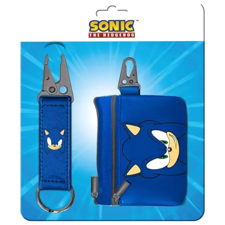 Sonic the Hedgehog kľúčenka + súprava peňaženky produktová fotografia