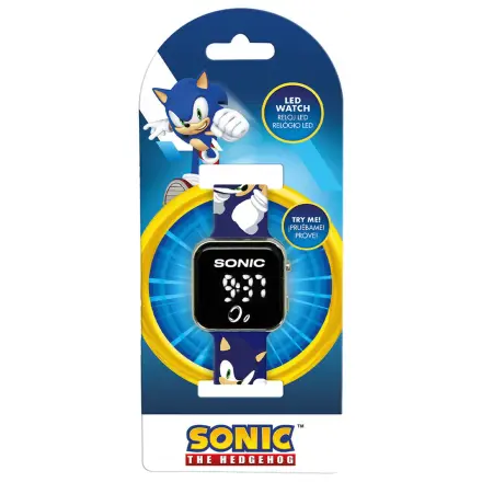 Sonic the Hedgehog LED hodinky produktová fotografia