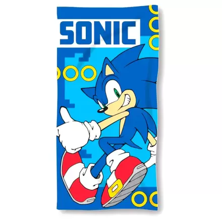 Sonic The Hedgehog plážová osuška z mikrovlákna 70 cm x 140 cm termékfotója