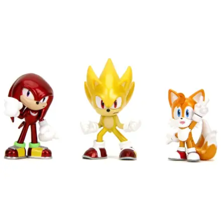 Sonic the Hedgehog Nano Metalfigs tlakovo liate mini figúrky 3-balenie 5 cm produktová fotografia