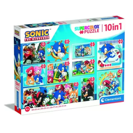 Sonic the Hedgehog puzzle 18+30+48+60 dielikov termékfotója