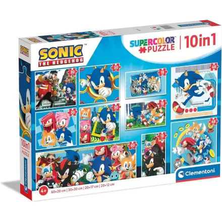Sonic the Hedgehog puzzle 18+30+48+60 dielikov produktová fotografia