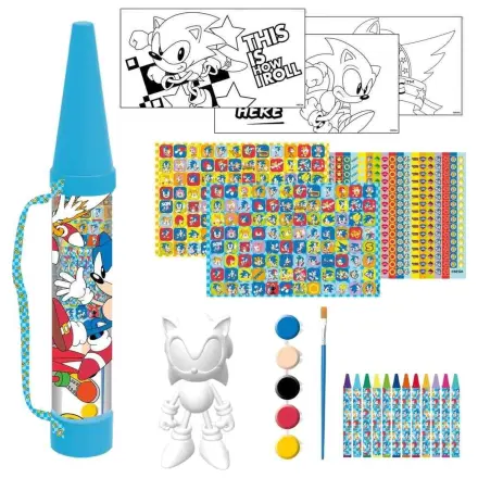 Sonic The Hedgehog pastelková súprava na vyfarbovanie produktová fotografia