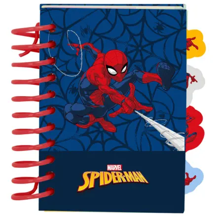 Marvel Spiderman A7 zápisník produktová fotografia