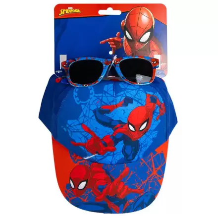 Marvel Spiderman súprava baseballovej čiapky a slnečných okuliarov produktová fotografia