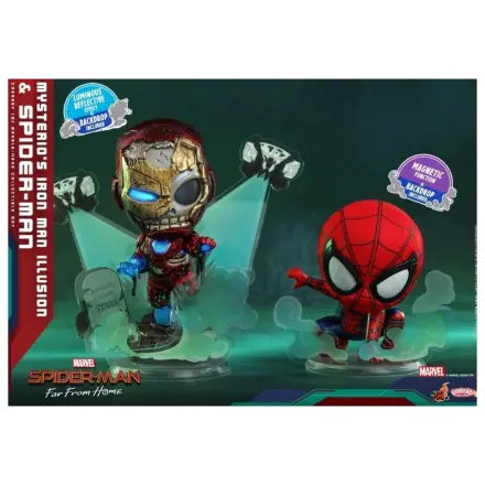 Spider-Man Cosbaby Wave 3 Mysterio's Iron Man Illusion & Spider produktová fotografia