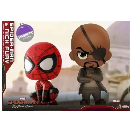Spider-Man Cosbaby Wave 4 súprava Spider-Man a Nick Fury produktová fotografia