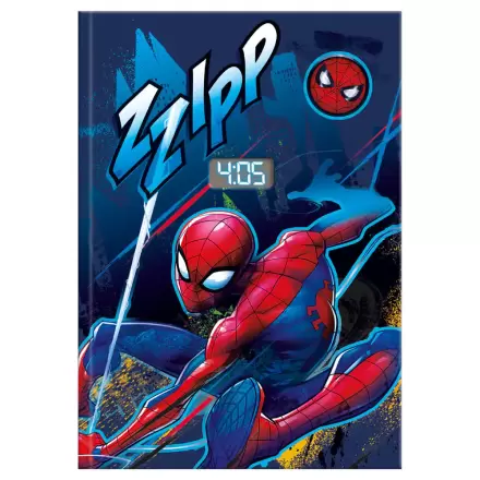 Marvel Spiderman Zápisník s hodinami produktová fotografia