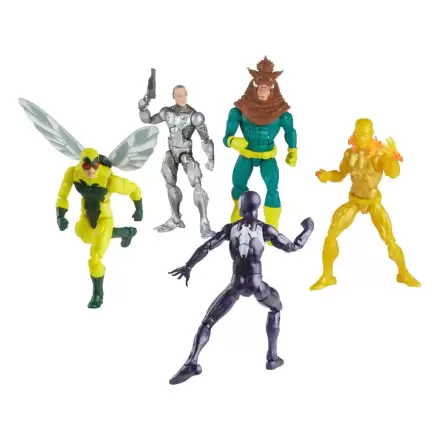 Spider-Man Marvel Legends Akčná Postavička 5-Pack Spider-Man, Silvermane, Human Fly, Molten Man, Razorback 15 cm termékfotója