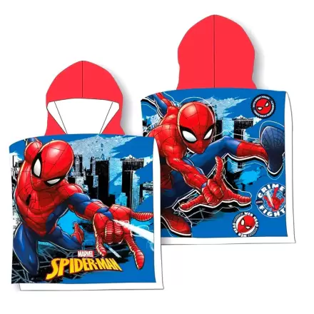 Marvel Spiderman bavlnený plážový uterák s kapucňou termékfotója