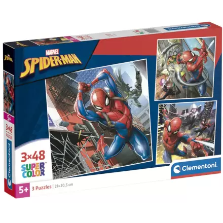 Marvel Spiderman puzzle 3 x 48 ks termékfotója