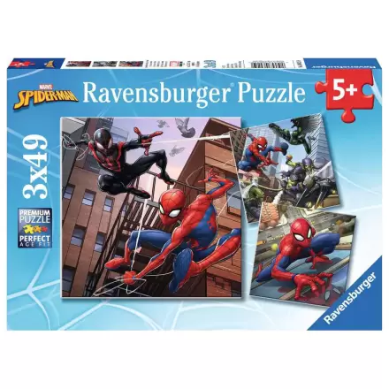 Marvel Spiderman puzzle 3x49 dielikov produktová fotografia
