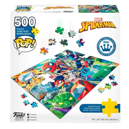 Marvel Spiderman puzzle 500 dielikov produktová fotografia
