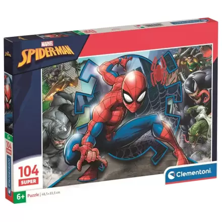 Marvel Spiderman super puzzle 104 dielikov produktová fotografia