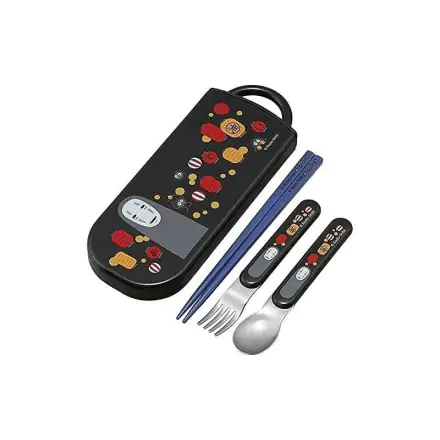 Spirited Away Chopsticks &amp; Spoon &amp; Fork Set (No Face &amp; Lantern) termékfotója