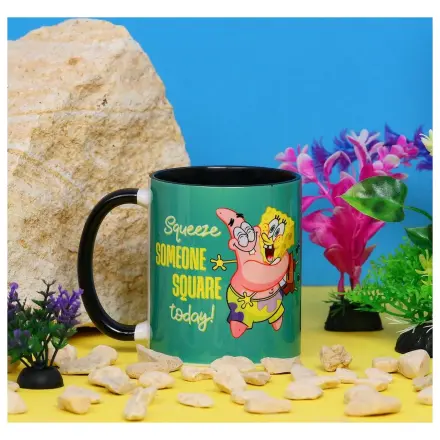SpongeBob Hug vnútorný farebný hrnček 325ml produktová fotografia