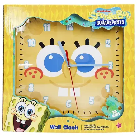 Spongebob Nástenné hodiny štvorcový Spongebob produktová fotografia