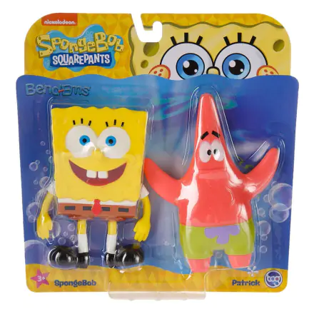 SpongeBob SquarePants Bend-Ems akčné figúrky 2-Pack SpongeBob & Patrick Star 15 cm produktová fotografia