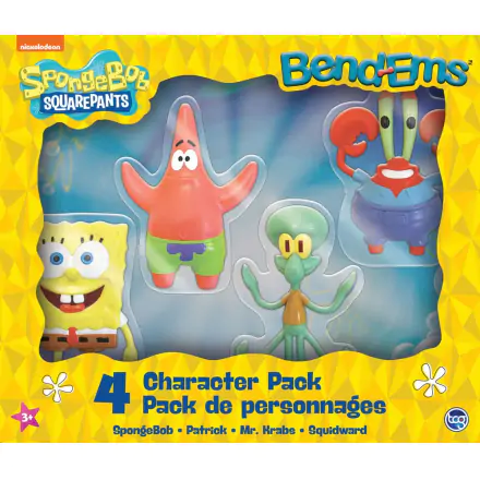 SpongeBob SquarePants Bend-Ems Akčné Figúrky 4-Pack 15 cm produktová fotografia