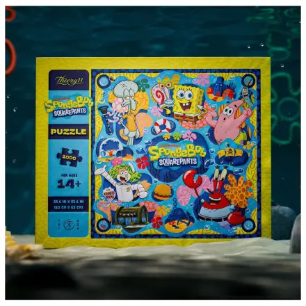 SpongeBob SquarePants multi-dimenzionálne puzzle (1000 kusov) produktová fotografia
