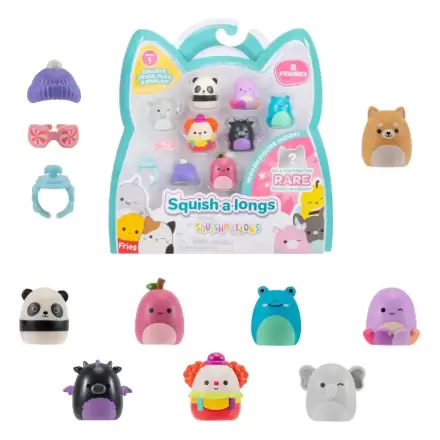 Squishmallow Squish a longs Mini Figúrky 8-balenie Style 3 3 cm produktová fotografia