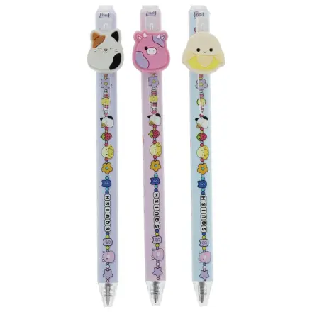 Squishmallows Erasable Gel Pen 3-balenie produktová fotografia