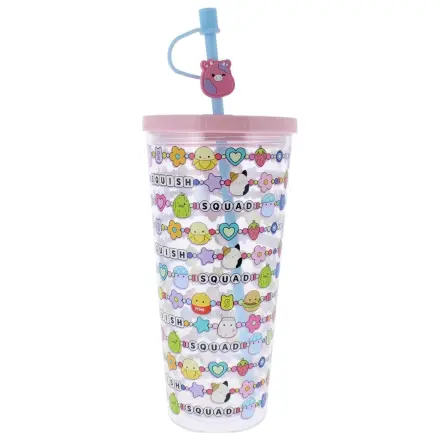 Squishmallows pohár so slamkou Squish Squad 700 ml produktová fotografia