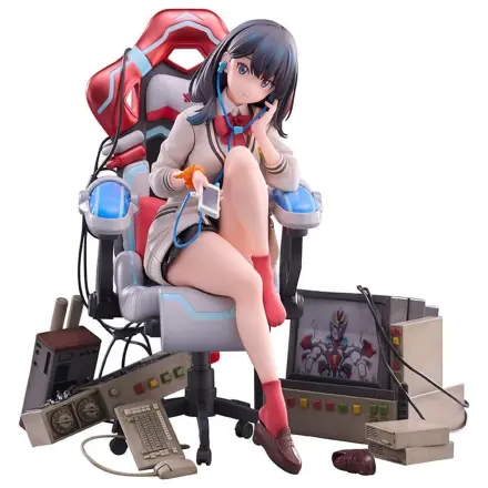 SSSS. Gridman Universe F:NEX PVC Socha Rikka Takarada Gaming Chair Ver. 19 cm produktová fotografia