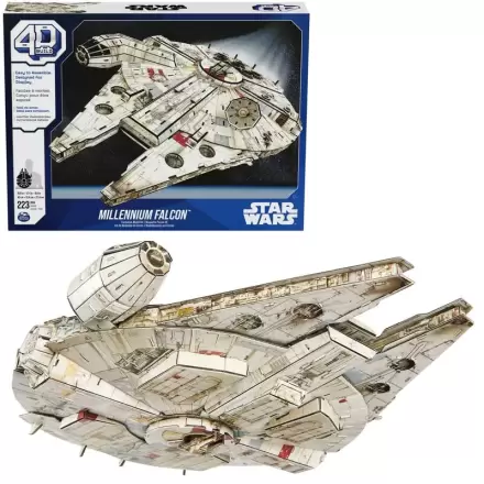 Star Wars: 4D Build - Millenium Falcon 3D puzzle stavebnica termékfotója