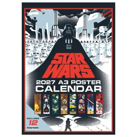 Star Wars Kalendár A3 plagát 2027 produktová fotografia