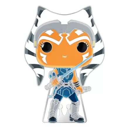 Star Wars Clone Wars Loungefly POP! Smaltovaný odznak Ahsoka (Svieti v tme) 10 cm produktová fotografia