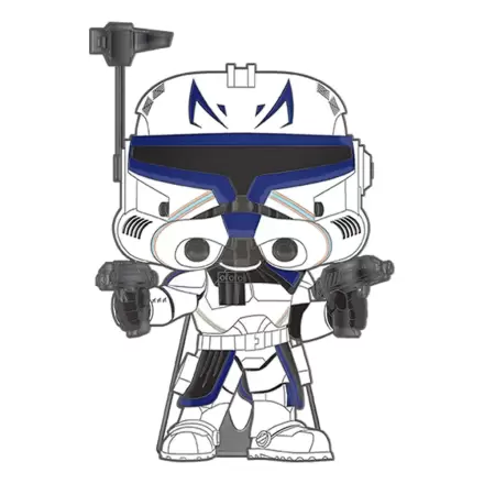 Star Wars Clone Wars Loungefly POP! Smaltovaná odznaka Captain Rex (svietiaca v tme) 10 cm termékfotója