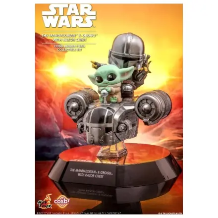 Star Wars Cosbaby Wave 2 The Mandalorian & The Child with Razor Crest produktová fotografia