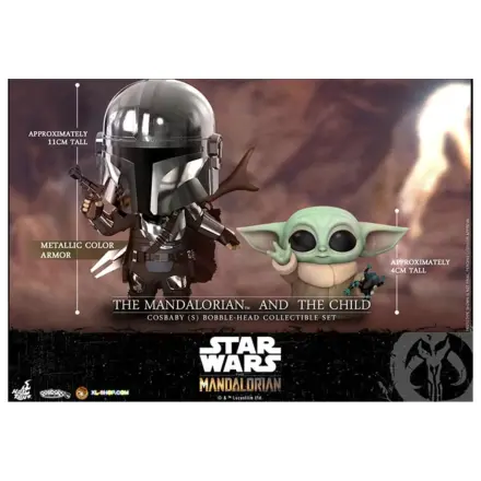 Star Wars Cosbaby Wave 5 Mandalorian & The Child Súprava produktová fotografia