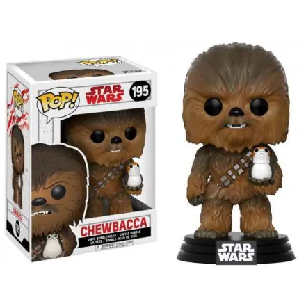 Star Wars Epizoda VIII POP! Vinyl Bobble-Head Chewbacca & Porg 9 cm termékfotója