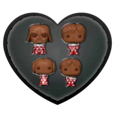 Star Wars Valentines Pocket POP! Vinylová figúrka 4-Pack Choc 4 cm produktová fotografia