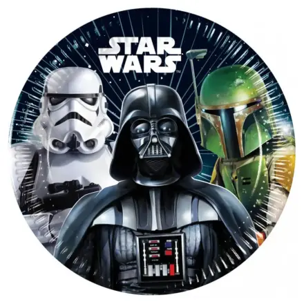 Star Wars Galaxy papierové taniere 8 ks 20 cm FSC produktová fotografia