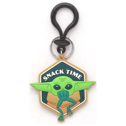 Star Wars PVC spona na tašku s jemným dotykom Grogu Snack Time produktová fotografia