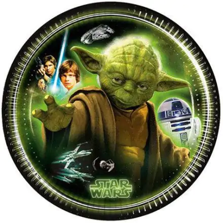 Star Wars Heroes papierové taniere 8 ks 19.5 cm produktová fotografia