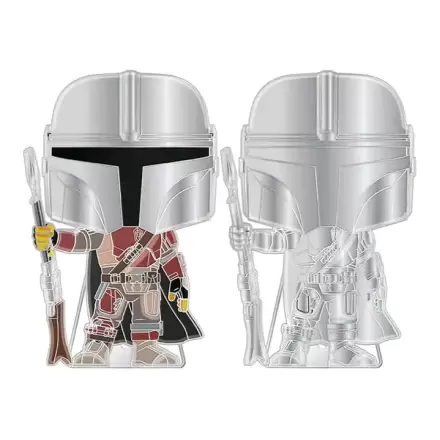 Star Wars Loungefly POP! Emailový Pin Mando 10 cm termékfotója