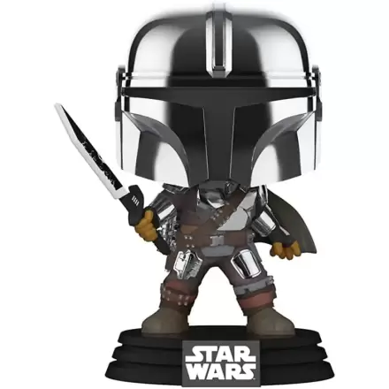 Star Wars: Mandalorian Funko POP! Vinylová figúrka MandoW/DrkSabr(GW/MT) 9 cm termékfotója